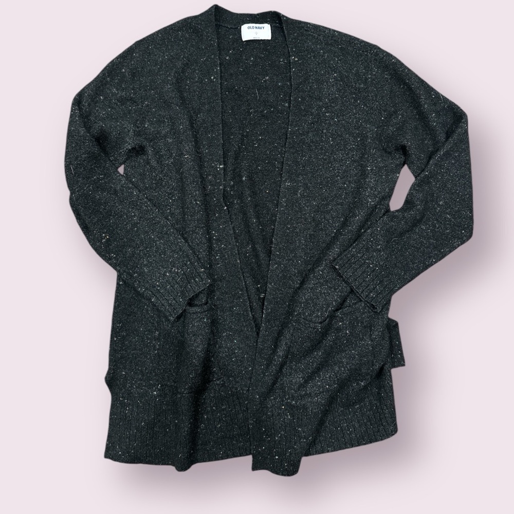 Old Navy Gray Knit Cardigan Sweater